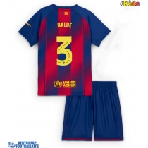 Barcelona Alejandro Balde #3 Replica Home Minikit 2025-26 Short Sleeve (+ pants)